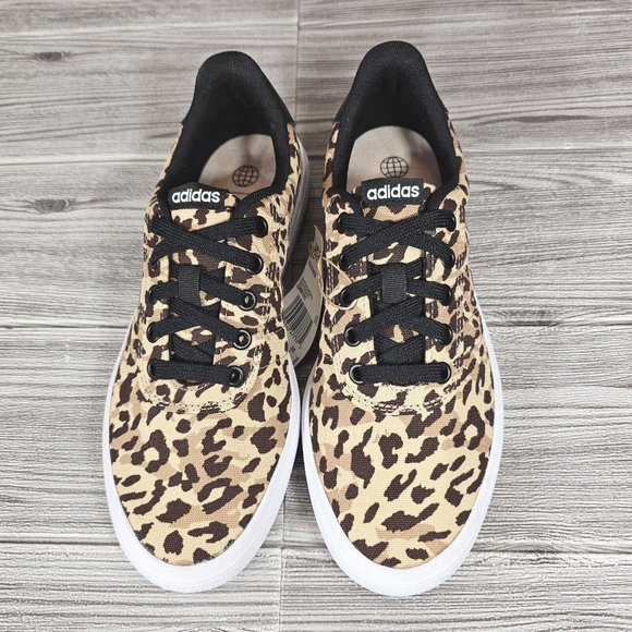 Adidas x FARM Rio Vulcraid3R Beige Leopard Skate Shoe GW9185-Women's Size 6.5NEW - Picture 12 of 14